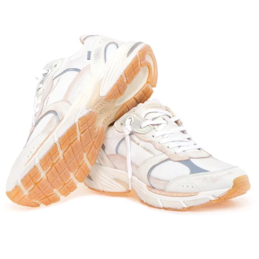 SneakerCrime London "Fugitive" in pelle vintage e tessuto