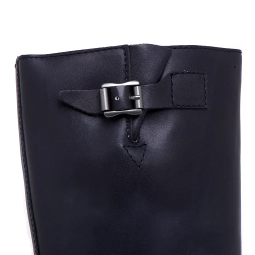 Stivale biker ASH in pelle effetto vintage con tacco 5 cm