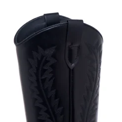 Stivale texano Anna F. in camoscio  NERO