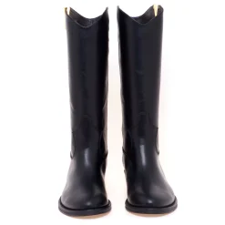 Stivale texano Via Roma 15 in pelle con 