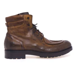 Stivaletto allacciato Pawelk's in pelle anticata