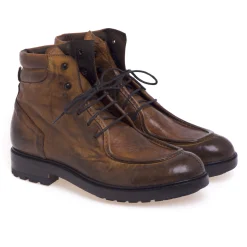 Stivaletto allacciato Pawelk's in pelle anticata