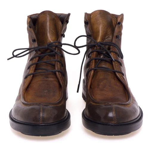 Stivaletto allacciato Pawelk's in pelle anticata