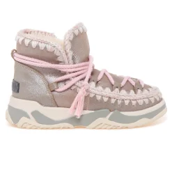 Stivaletto Mou Eskimo Trainer Scoubedoo Lace in pelle laminata
