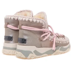 Stivaletto Mou Eskimo Trainer Scoubedoo Lace in pelle laminata