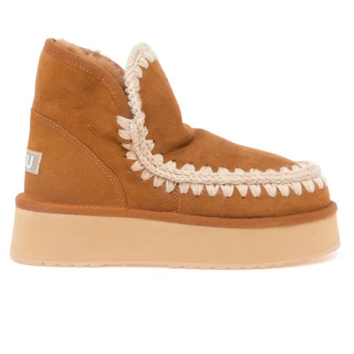 Stivaletto MOU Mini Eskimo Platform in camoccio