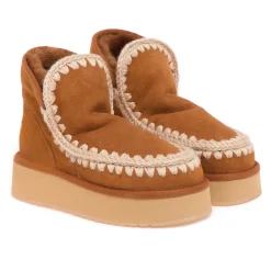Stivaletto MOU Mini Eskimo Platform in camoccio