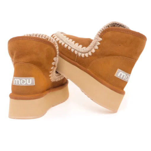 Stivaletto MOU Mini Eskimo Platform in camoccio