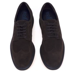 Stringata stile inglese in camoscio Hogan H576