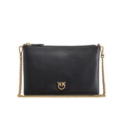 Tracolla Pinko classic flat love bag simply in pelle