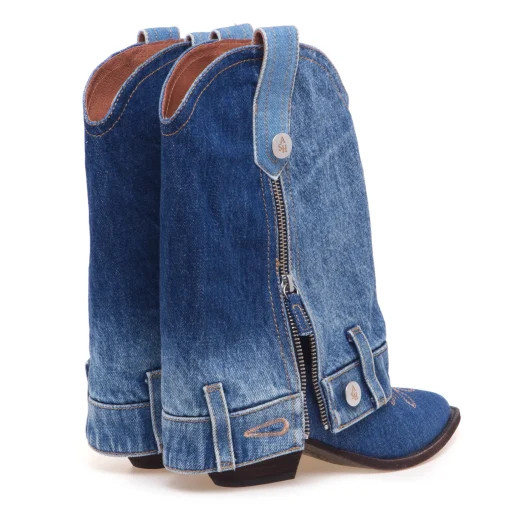 Tronchetto texano ASH in denim