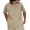 T-shirt New Balance in cotone con logo ricamato