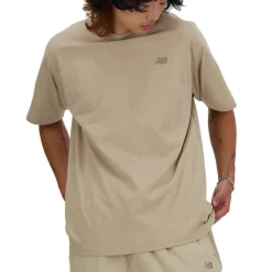 T-shirt New Balance in cotone con logo ricamato