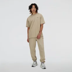 T-shirt New Balance in cotone con logo ricamato
