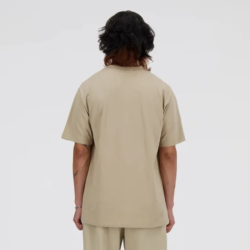T-shirt New Balance in cotone con logo ricamato