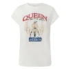 T-shirt Pinko in cotone con stampa "Queen of the road"