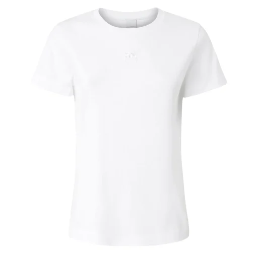 T-shirt Pinko in cotone con logo ricamato