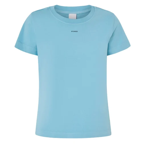 T-shirt Pinko in cotone con mini logo