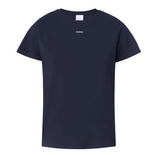 T-shirt Pinko in cotone con mini logo