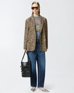 T-shirt Pinko in cotone con stampa 