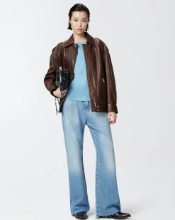 T-shirt Pinko in cotone con mini logo