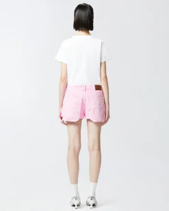 T-shirt Pinko in cotone con logo ricamato