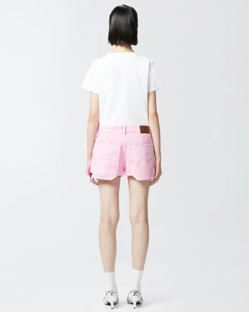 T-shirt Pinko in cotone con logo ricamato