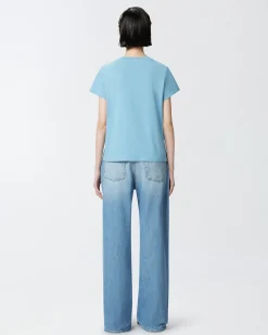 T-shirt Pinko in cotone con mini logo