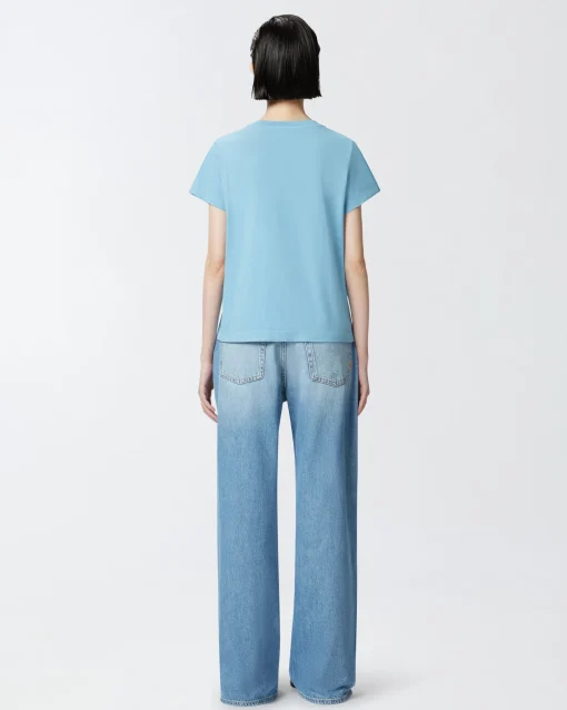 T-shirt Pinko in cotone con mini logo